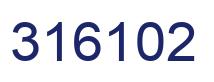 Número 316102 imagen azul