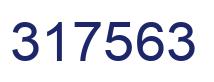 Number 317563 blue image