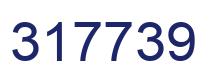 Número 317739 imagen azul