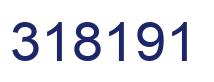 Number 318191 blue image