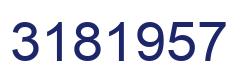 Number 3181957 blue image