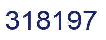 Number 318197 blue image