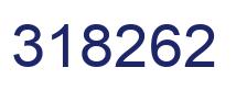 Number 318262 blue image