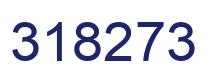 Número 318273 imagen azul