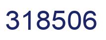 Number 318506 blue image