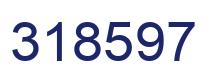 Number 318597 blue image