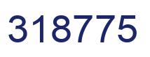 Number 318775 blue image