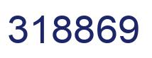 Number 318869 blue image