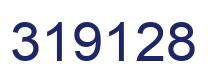 Number 319128 blue image