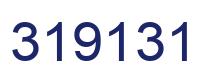 Number 319131 blue image