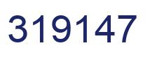 Número 319147 imagen azul
