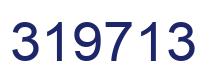 Number 319713 blue image
