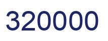 Number 320000 blue image