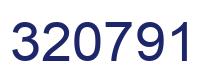 Number 320791 blue image