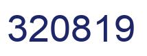 Number 320819 blue image