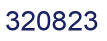 Number 320823 blue image