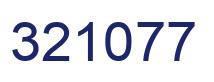 Number 321077 blue image