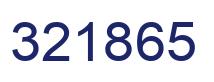 Número 321865 imagen azul