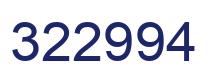Número 322994 imagen azul