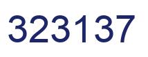 Número 323137 imagen azul