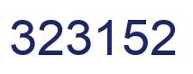 Número 323152 imagen azul