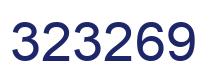 Número 323269 imagen azul