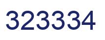 Number 323334 blue image