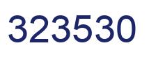 Number 323530 blue image