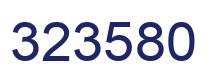 Número 323580 imagen azul