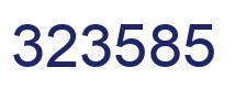 Número 323585 imagen azul