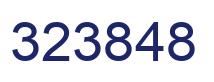 Number 323848 blue image