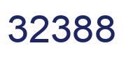 Number 32388 blue image