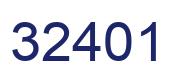 Number 32401 blue image