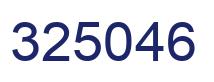 Número 325046 imagen azul
