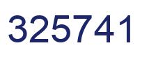 Número 325741 imagen azul