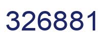 Número 326881 imagen azul