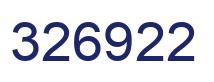 Número 326922 imagen azul