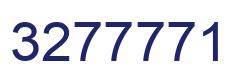 Number 3277771 blue image
