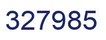 Número 327985 imagen azul
