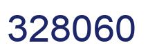 Number 328060 blue image