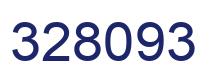 Number 328093 blue image