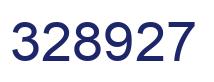 Número 328927 imagen azul