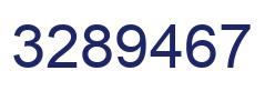 Número 3289467 imagen azul