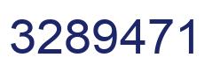 Number 3289471 blue image