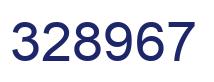 Número 328967 imagen azul