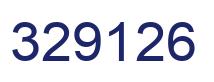 Number 329126 blue image