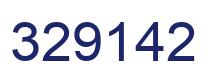 Número 329142 imagen azul