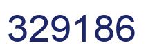 Number 329186 blue image