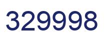Number 329998 blue image