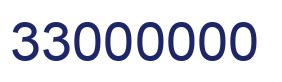 Number 33000000 blue image